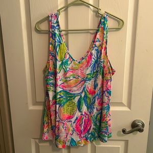 Lilly Pulitzer women’s tank, size Large, multicolor